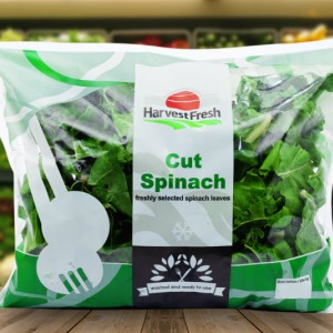 cut spinach